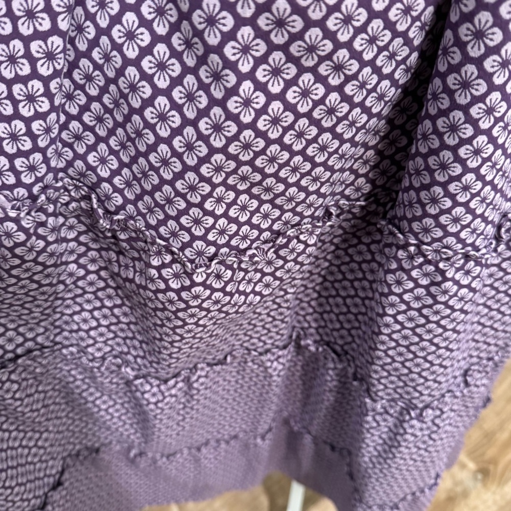 Hill House Home, The Nap Dress Purple Floral Smocked Midi Dress,  Size Small EUC - Picture 6 of 11